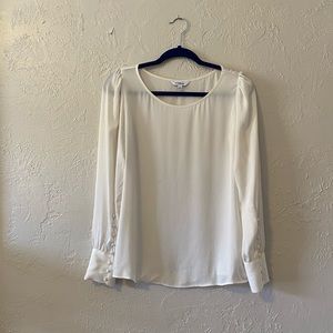 Express. Blouse. White. Medium.